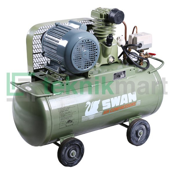 Kompresor Angin / Air Compressor AUTOMATIC SWAN SU114 (1/4hp) Dengan Motor Listrik