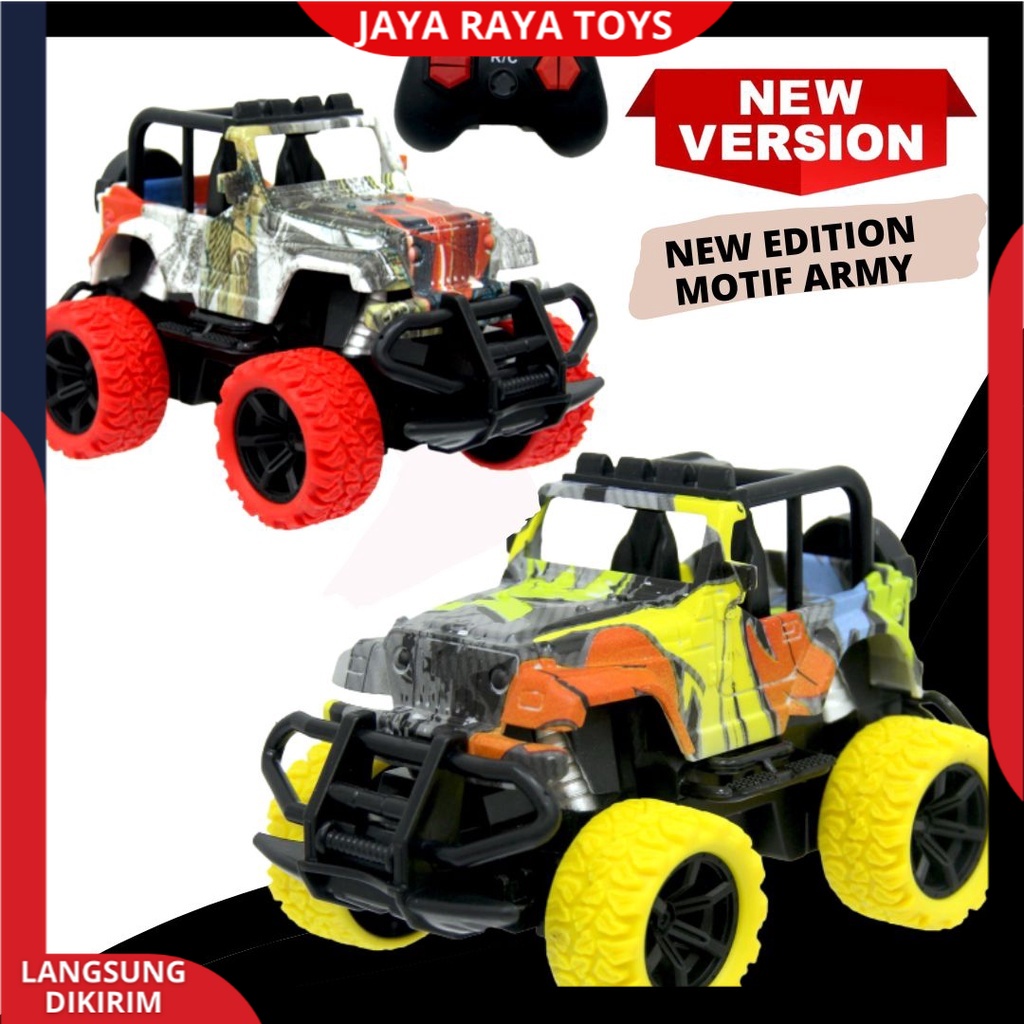 Mainan Anak Mobil Remote Control Offroad Rock Crawler RC Car Jeep Off Road Climber Mini Versi New