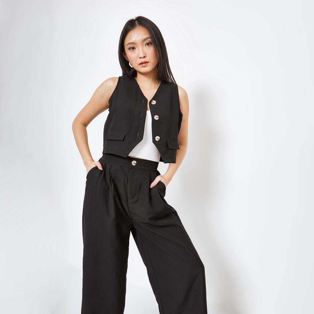 Acmtheshop - ELENA SET / setelan / vest