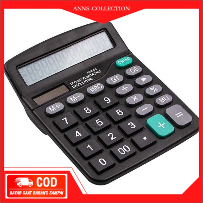 

[ANNS] -DEXIN Kalkulator Elektronik 12 Digit - KK-837B- JM