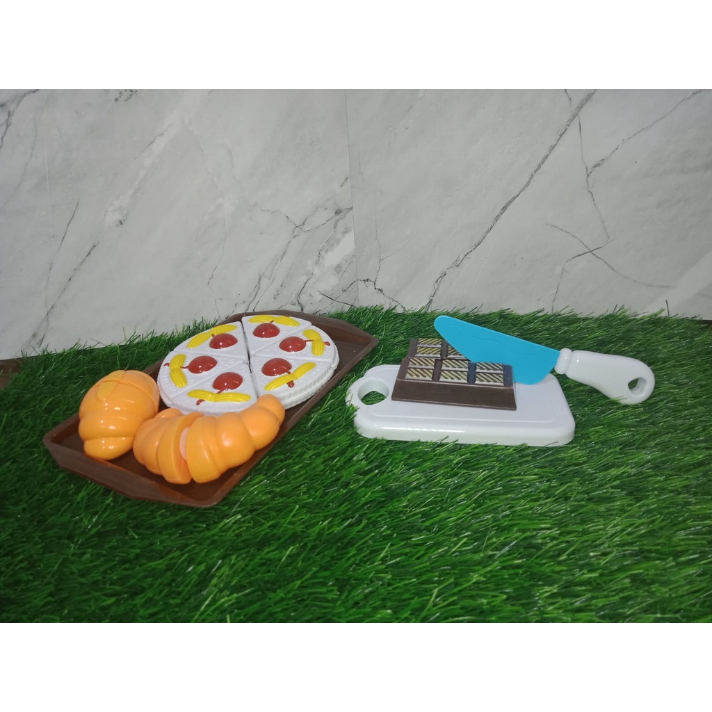 Cutting Toy / Mainan Pizza Buah Potong / Fruit Vegetable and Food Cutting Toy