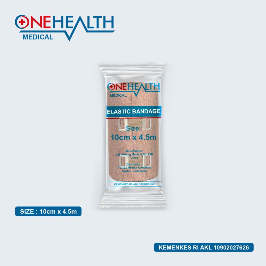 Cod Perban Elastis Elastic Bandage Band Kesehatan Gulung Onehealth 7.5 cm x 4.5 m