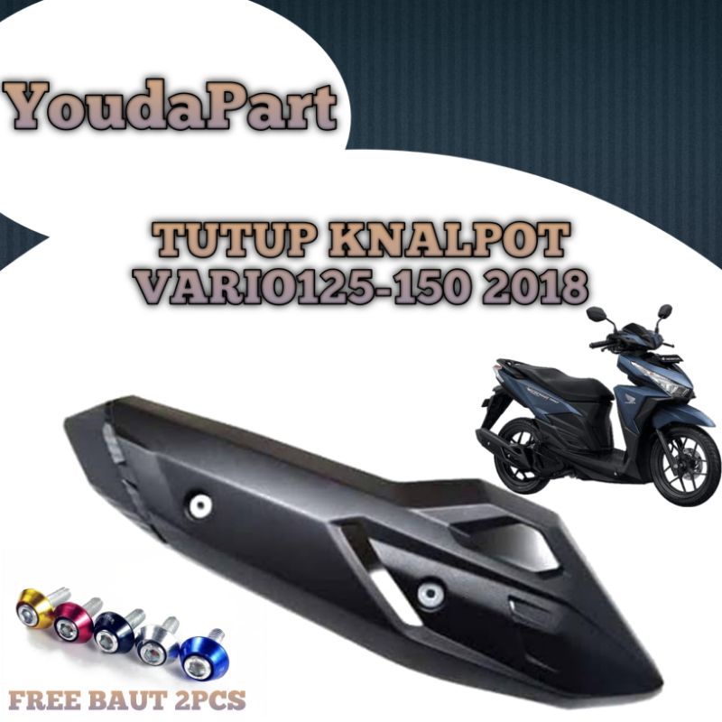 Cover Knalpot Vario 125 Tutup Knalpot Vario 125 Cover Tutup Knalpot Vario 125