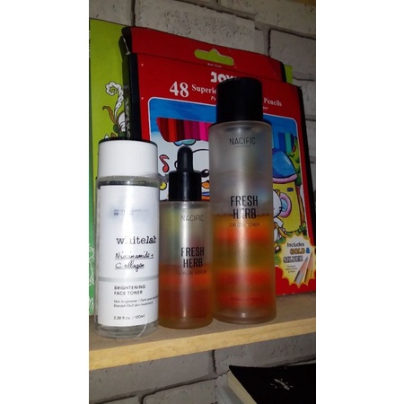 [ PRELOVED ] PYUNGKANG YUL ESSENCE TONER, [ NEW ] WARDAH CLARIFYING CLAY MASK,  FACE WAS SAFI ACNE E