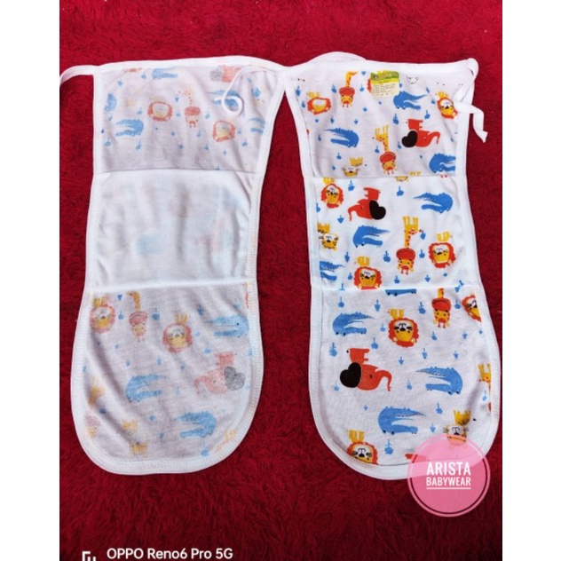 ARISTA BABY - (6PCS) Popok sambung bayi motif animal/dino