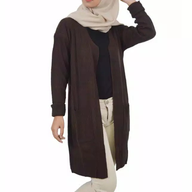 Cardigan Rajut VEGA LONG - OVERSIZE CARDY BELLE RAJUT