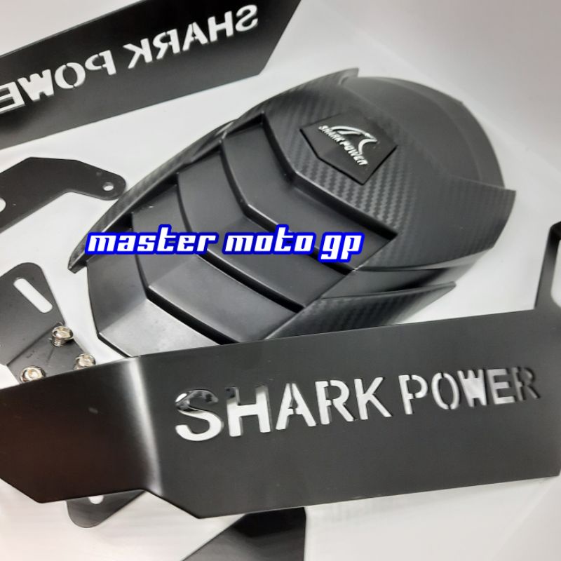 mud guard penahan lumpur shark power mudguard shark power R15 XABRE Vixion R25 byson ninja