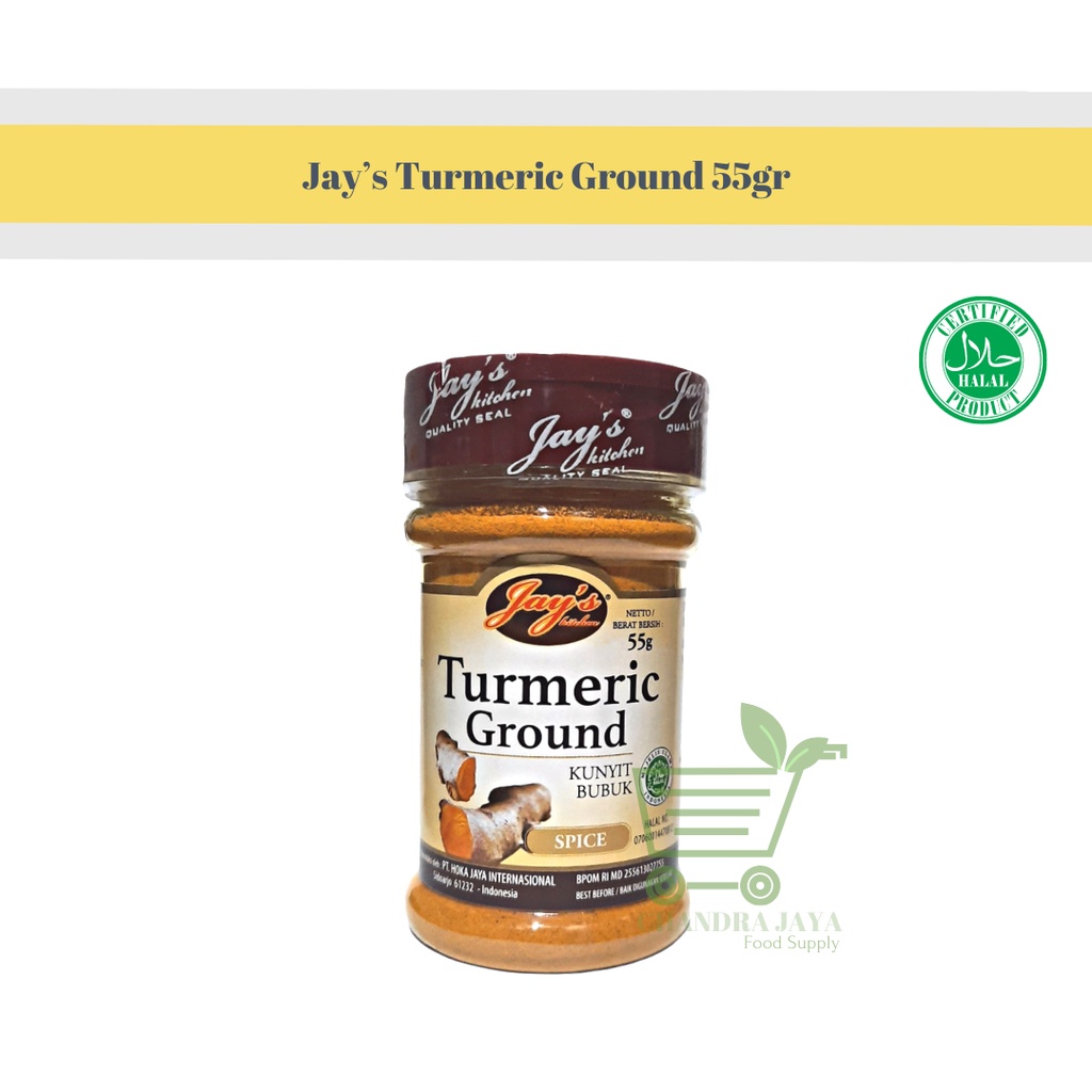 

Jay's Turmeric Ground 55gr - Kunyit Bubuk