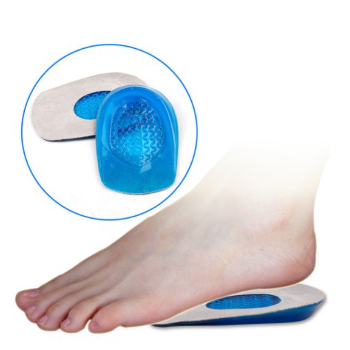 Insoles Gel Alas Tumit Plantar Fasciitis Heel Spur Pain Cushion insole