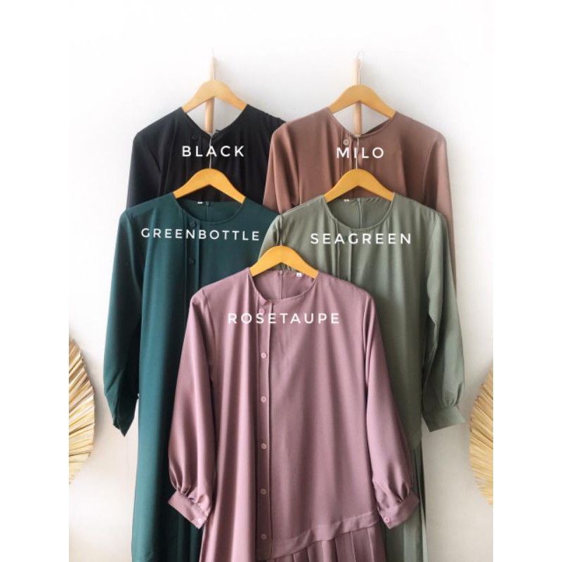 Mutia Dress Syiraaswardrobe/ Seagreen Size L /Original / Syiraaswardrobe Dress