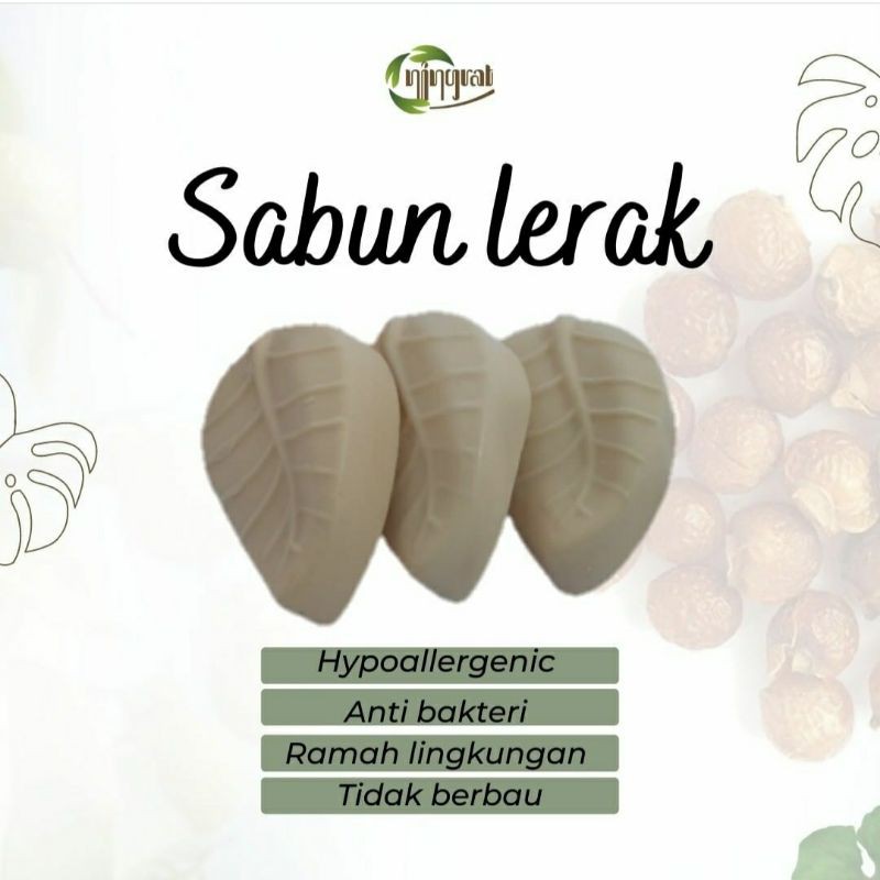 Sabun Lerak Batang Cream Crem Ningrat Sabun Lerak Sabun Cuci Clodi Tanpa pemutih pewangi pelembut aman