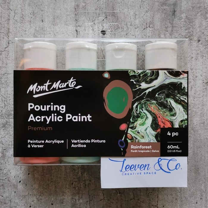 

MONT MARTE POURING ACRYLIC 60ML 4PCS - RAINFOREST