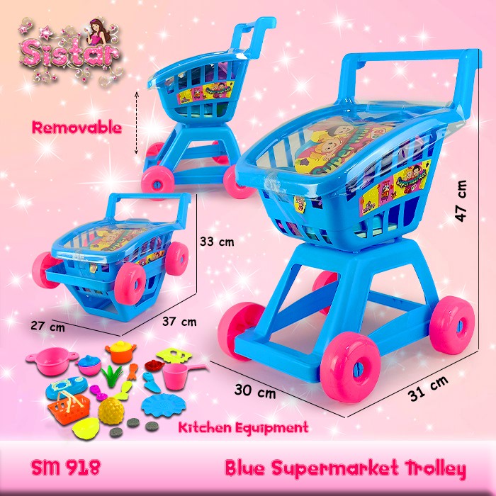 MURAH SM918 Trolly Troly Troli Troley Trolley Dorong Mainan Anak Perempuan Besar Jumbo SISTAR