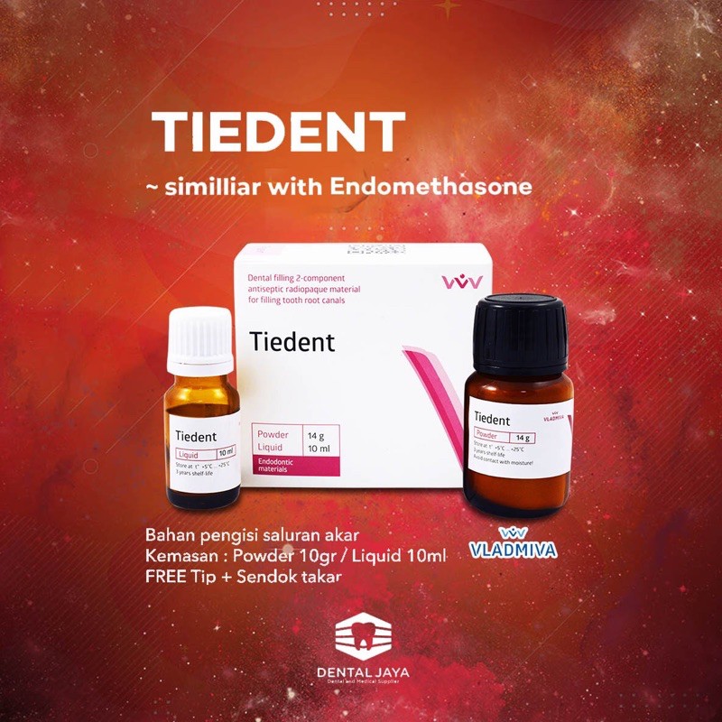 Jual Dental Jaya TIEDENT // ENDOMETHASONE // PENGISI SALURAN AKAR Shopee Indonesia