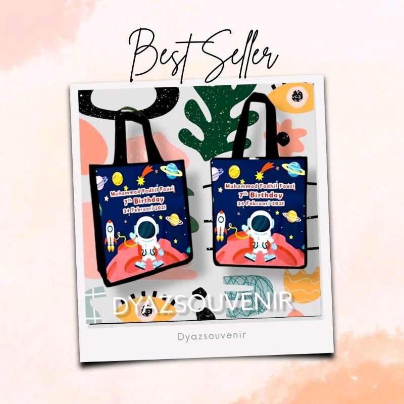 

PROMO tas ultah astronot tas souvernir birthday premium exclusive