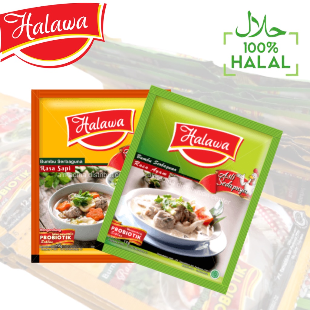 

HALAWA BUMBU MASAK PROBIOTIK (12gr x 12 Sachet)