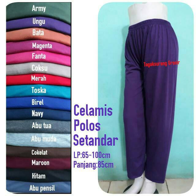 [ HARGA GROSIR ] Celamis Polos Panjang - Legging / inner pants dewasa MURAH