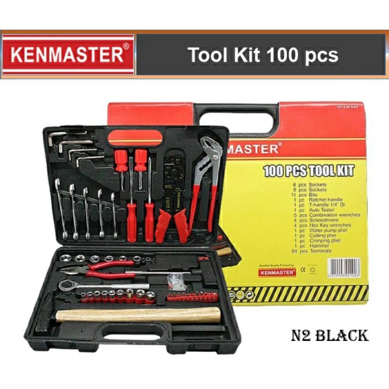 Kenmaster , Tool Kit 100 PC ,  110 PC  &amp; 77 pcs  Kunci Sok - Socket