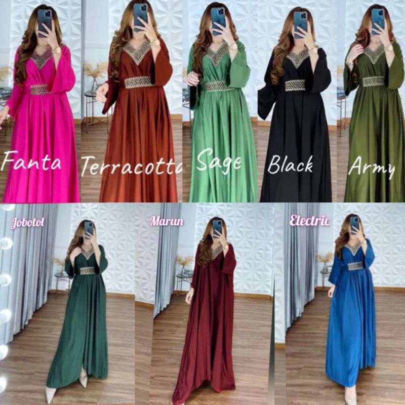 Kaftan renda tsamira