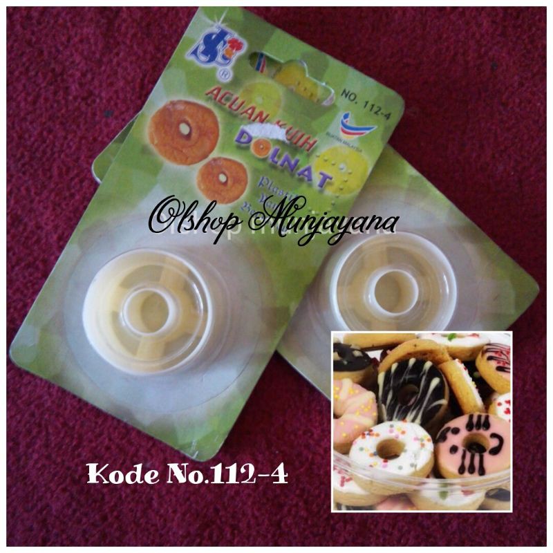

Cutter Biscuit Donat mini/Acuan Jem Tat No.112-4