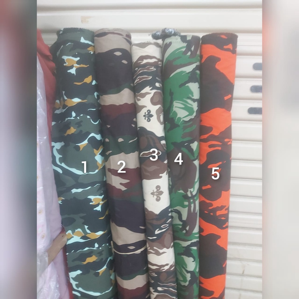 kain loreng ripsstok  meteran/bahan loreng meteran/bahan baju loreng/bahan tekstil