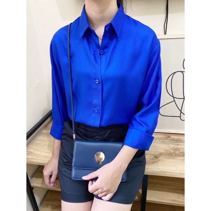 KEMEJA RAYON POLOS // BAJU KERJA // KEMEJA WANITA POLOS // KEMEJA PUTIH RAYON