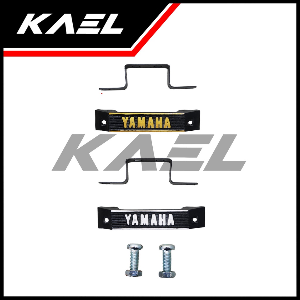 Bracket Kumisan Yamaha RX King Old-New &amp; RXZ &amp; RXS-Special-Spesial Lampu LED Kumis Braket-Breket Shock Breaker Depan RXKing-RXK Variasi Gold-Silver-Emas