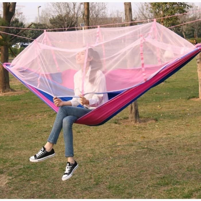 Hammock Kelambu  Ayunan Gantung Outdoor Camping Hiking Adventure