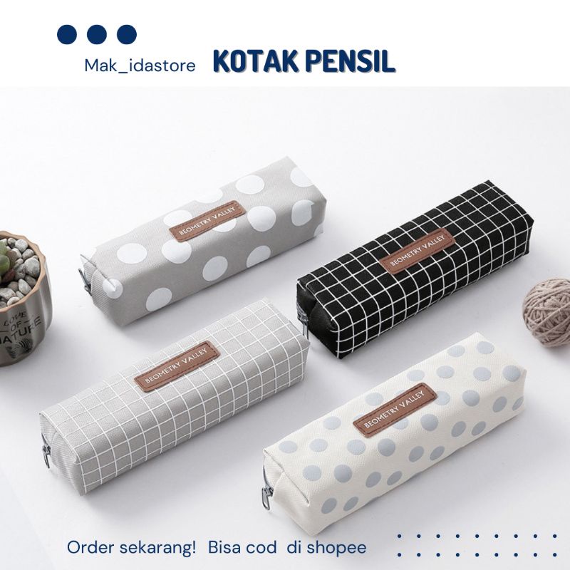 

Kotak pensil Tempat pensi Geometri valley