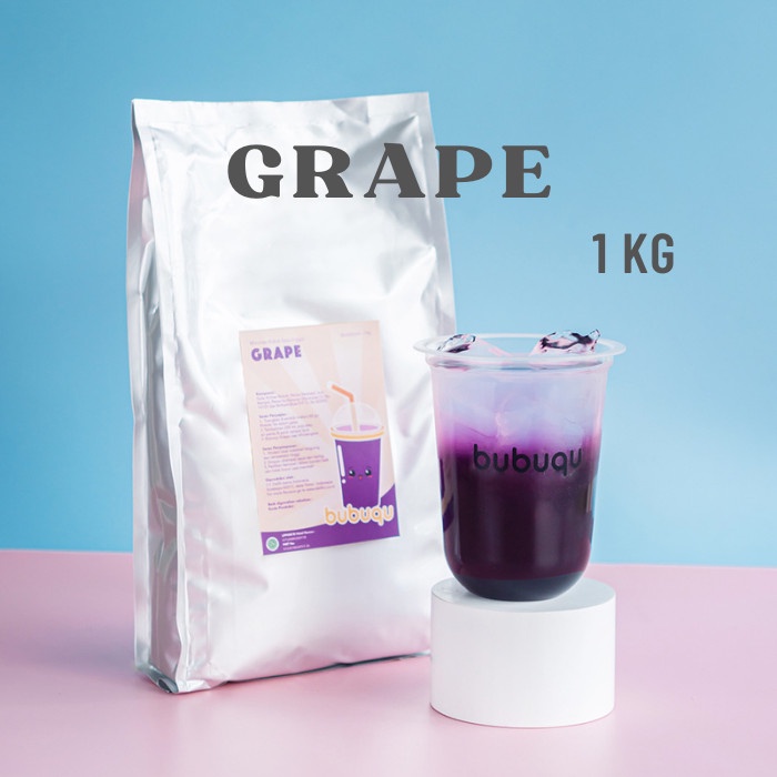 

GRAPE POWDER DRINK BUBUQU 1KG