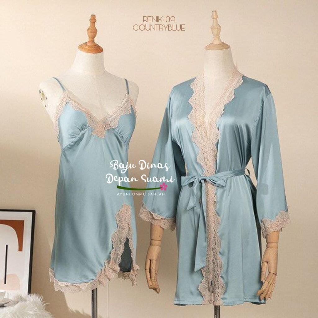 BAJU TIDUR LINGERIE KIMONO SULTAN RENIK 09 BDDS BEST SELLER PREMIUM QUALITY - LINGERIE SEXY KIMONO
