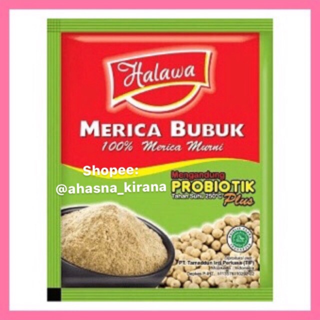 HALAWA MERICA BUBUK 1 pack isi 24 sachet @5 gram