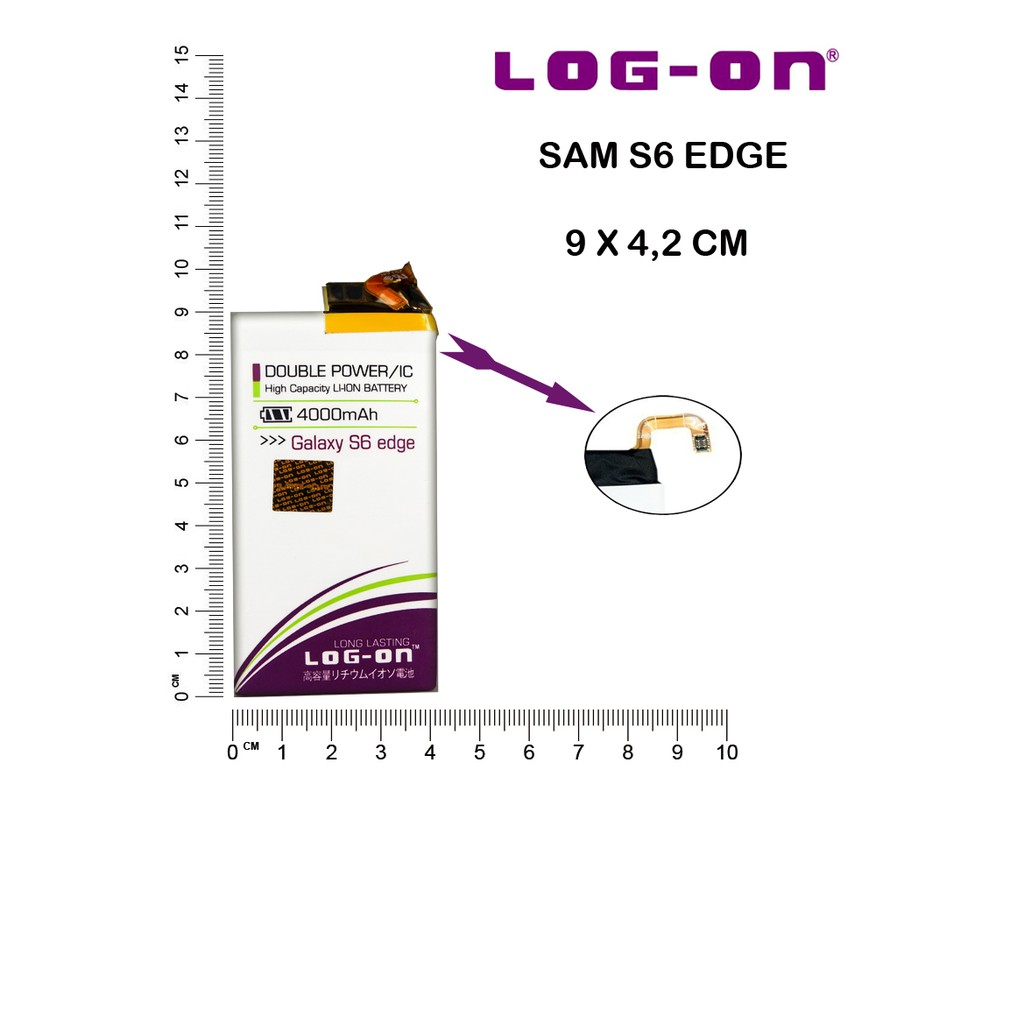 BATERAI SAMSUNG S6 EDGE LOG-ON