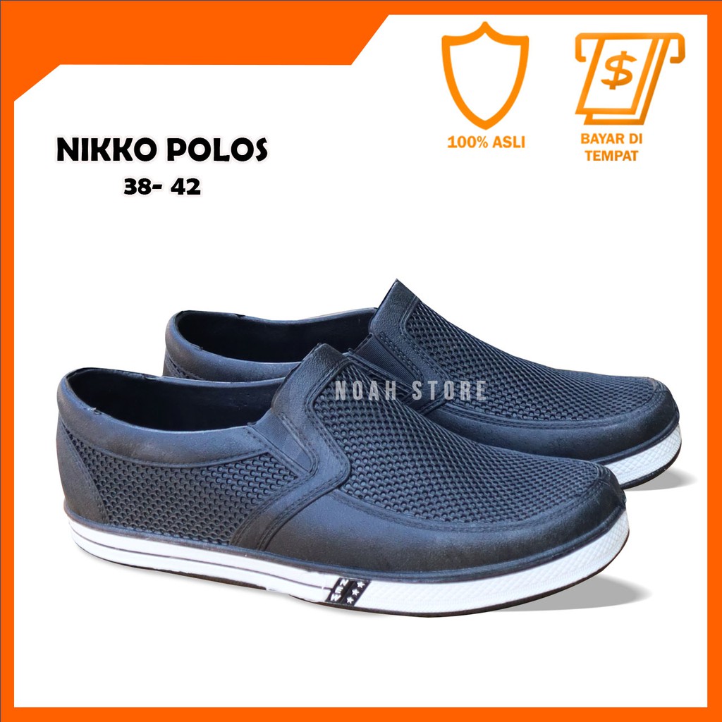 [Cod] Noah - Sepatu NIKKO 38-42 / Sepatu Karet Pria / Sepatu Musim Hujan / Sepatu Pria-3