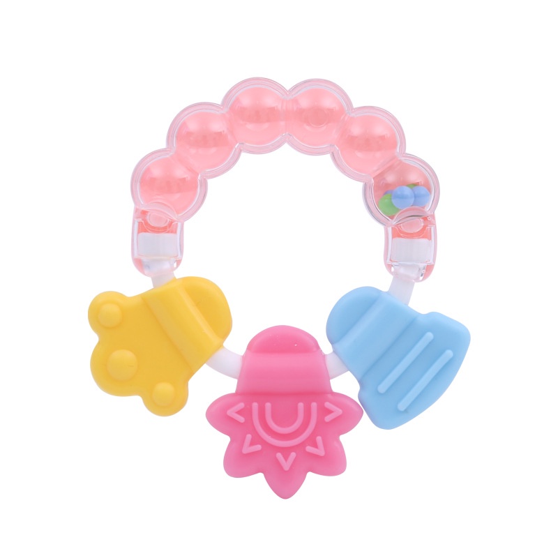 BOSJKT0096 Mainan Teether Genggam Bayi Dengan Rattle