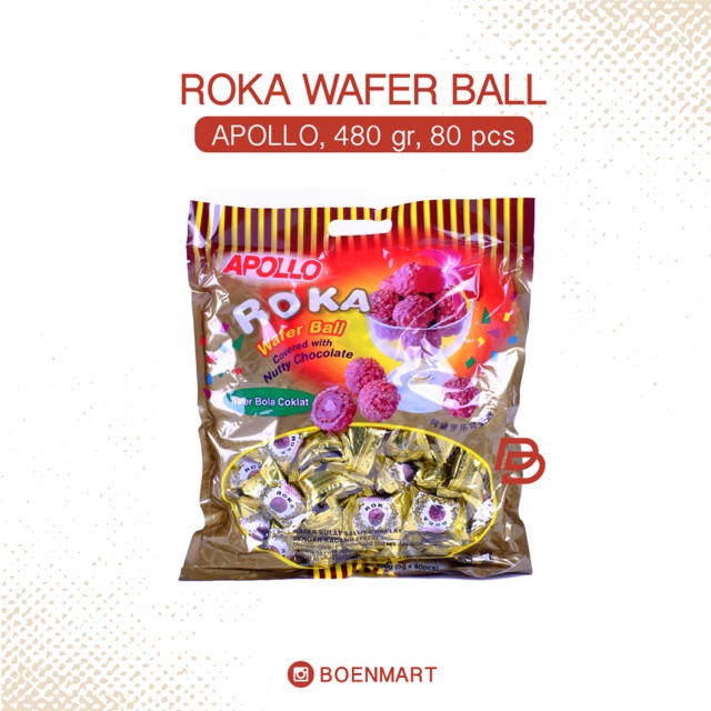 

Roka wafer ball isi 70 pcs 420 g
