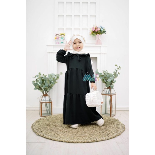 Baju muslim Anak Perempuan Dress anak perempuan Gamis Anak perempuan Umur 3-12 tahun