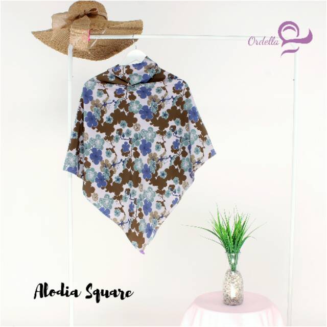 Jilbab Motif ordella hijab - khimar segi empat syari jumbo -  jilbab Segi Empat Syari - khimar syari