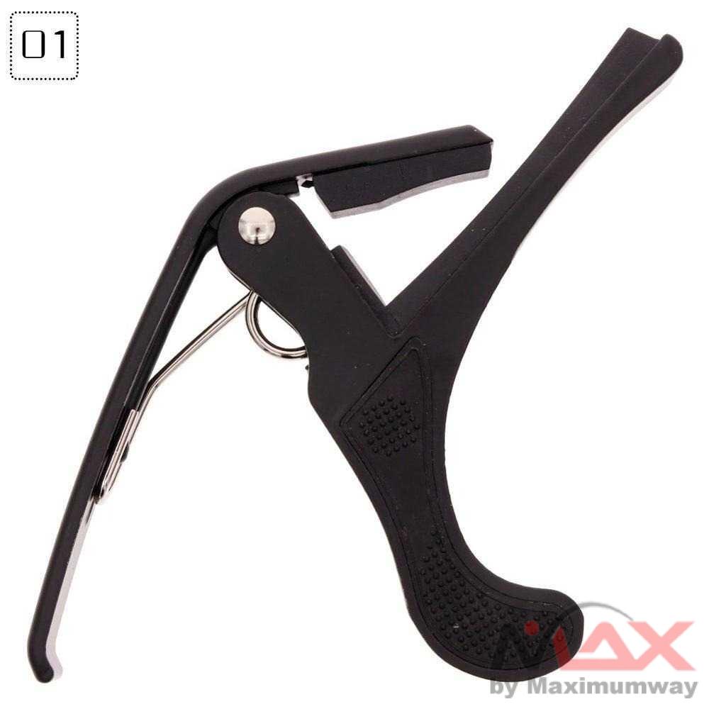 YAMUI Capo Gitar Guitar Tuning Clamp Desain Aluminium - 2681 Warna Hitam