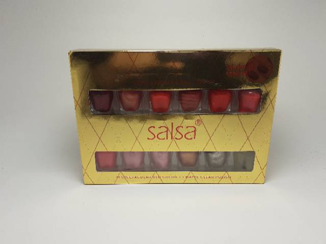 KUTEK SALSA 12 WARNA BOK GOLD BPOM LUSINAN