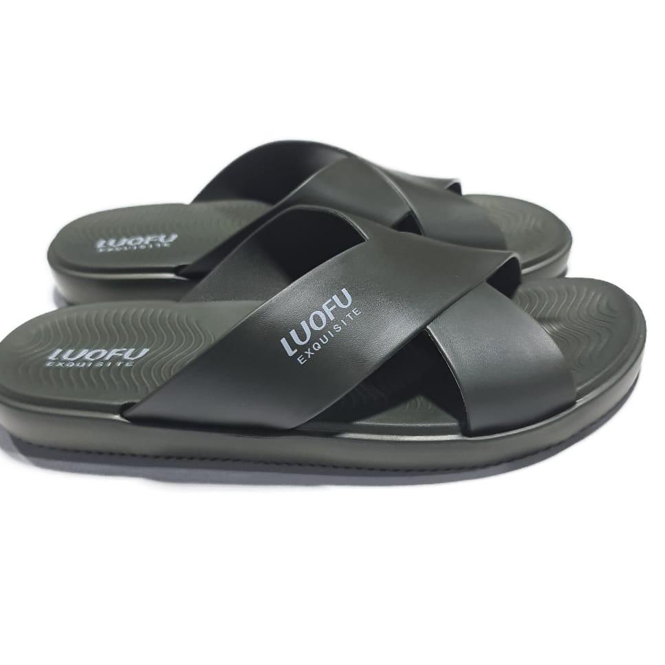 Best Product.. jelly sandal pria silang luofu sandal cowok karet slop import E6196A01S ZYH