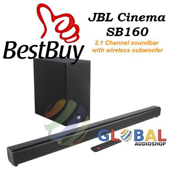 Jbl Sb160 2.1 Channel Speaker Bluetooth Soundbar Wireless Sb 160 Outlet.Bumiii