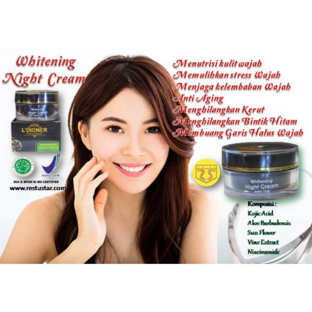 LDIONER WHITENING NIGHT CREAM