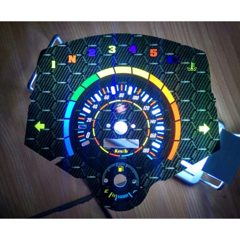 papan speedometer custom new jupiter mx panel spidometer mx new