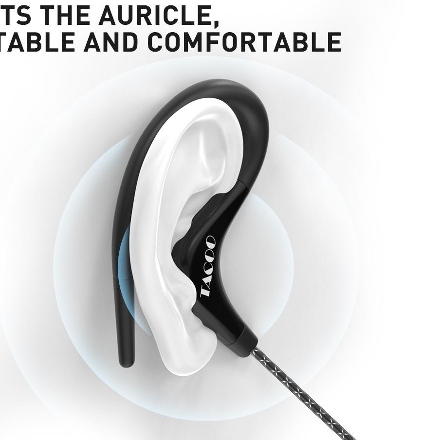 ➼ TACOO Wired earphone stereo cable In ear Handsfree headset gaming ✤