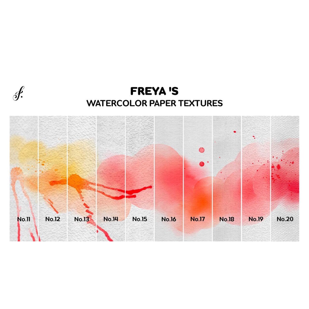 Procreate Brush - Freya Watercolor Paper Texture Brushes