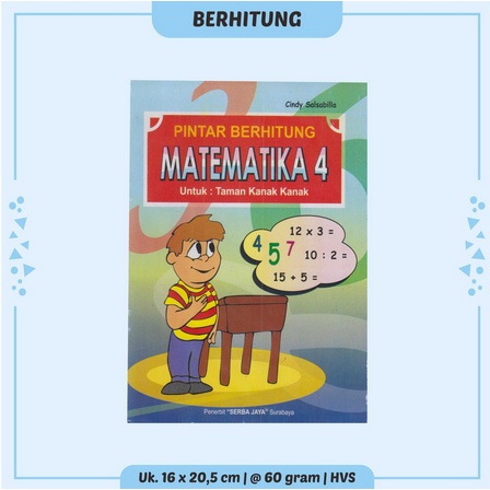 Buku Anak-Cerita Anak-Buku Anak TK/PAUD-Dongeng Binatang-Lengkap dan Murah Pintar Berhitung Srb.Jy