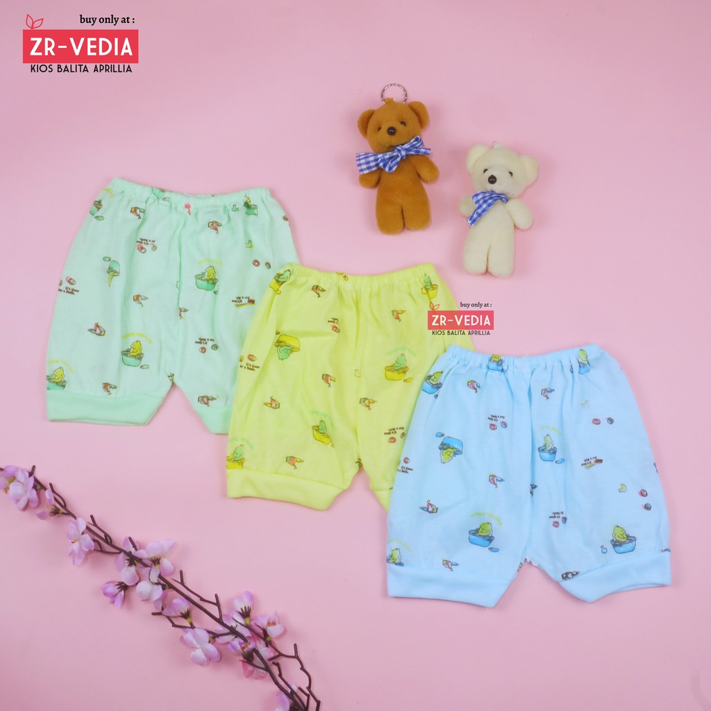 (ISI 6-12 PC) Celana Pendek Bayi / SNI Pants Baby New Born Laki Perempuan Celana Bayi Grosir Murah Kiosbalitaaprillia