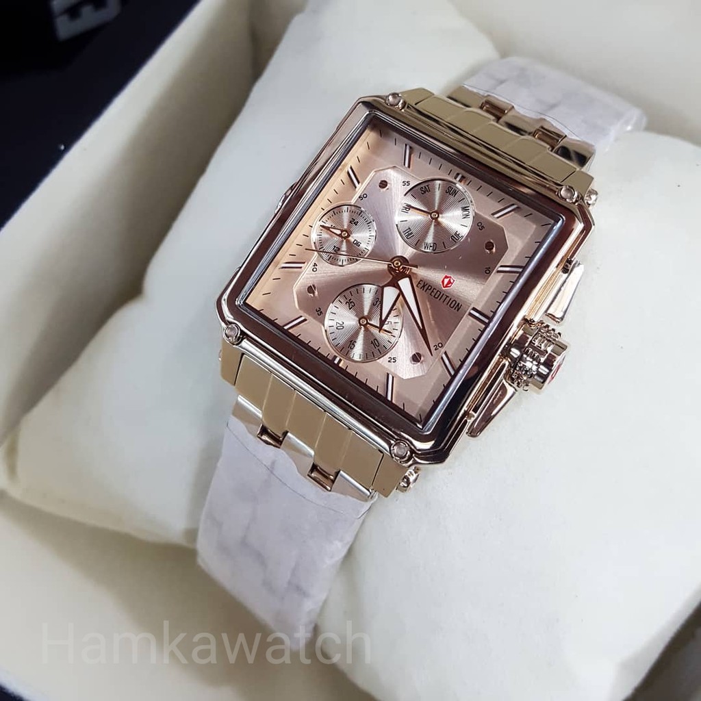 jam tangan / Watch_Id wanita expedition original e6618 new rose gold