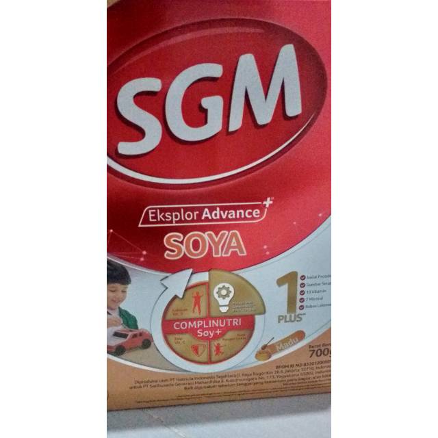 SGM Eksplor Advance Soya 1+ 700gr (Vanilla/Madu) | Shopee